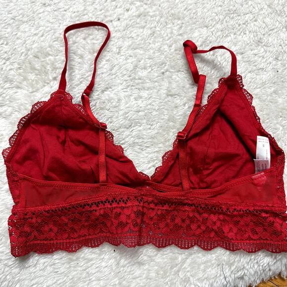 Red Lace Bralette S Small Xhilaration - Picture 2 of 6